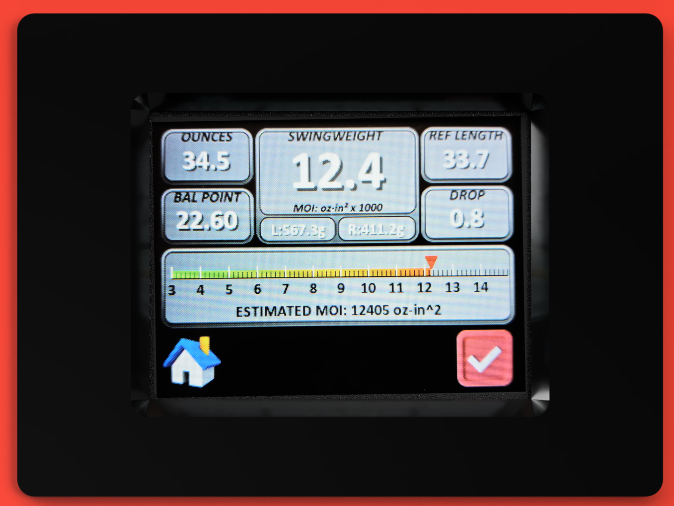 BatLab Pro Swingweight Scale